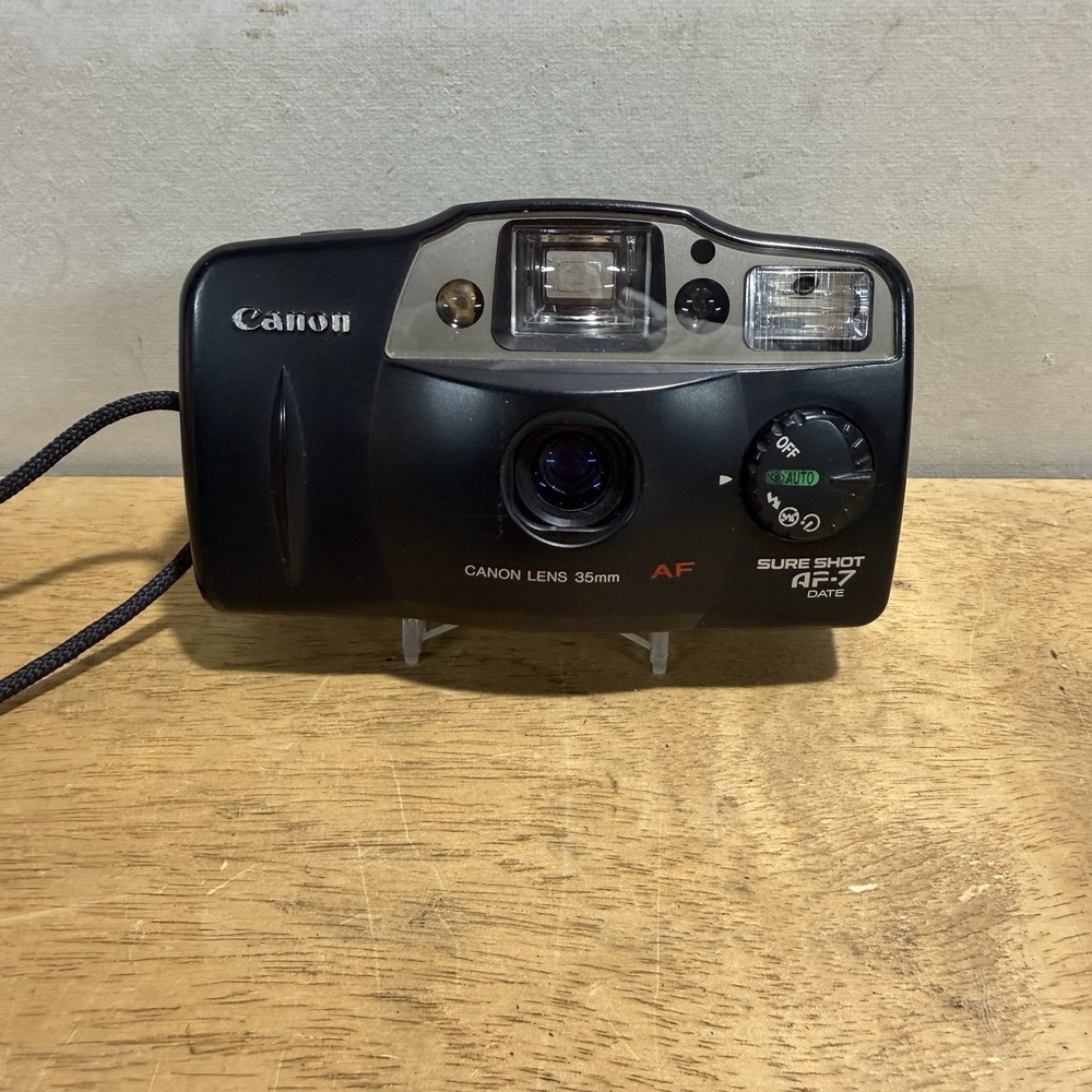 Canon Sure Shot AF7 Date 35mm Point & Shoot Film Camera Tested Y2K 90s
